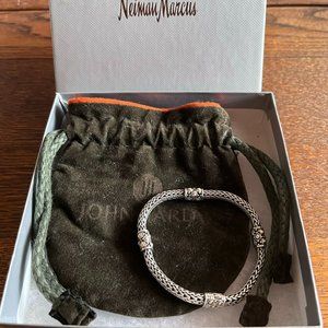 John Hardy Sterling/18K 4-Station Jaisalmer Dot  bracelet, 7.5” $850 retail